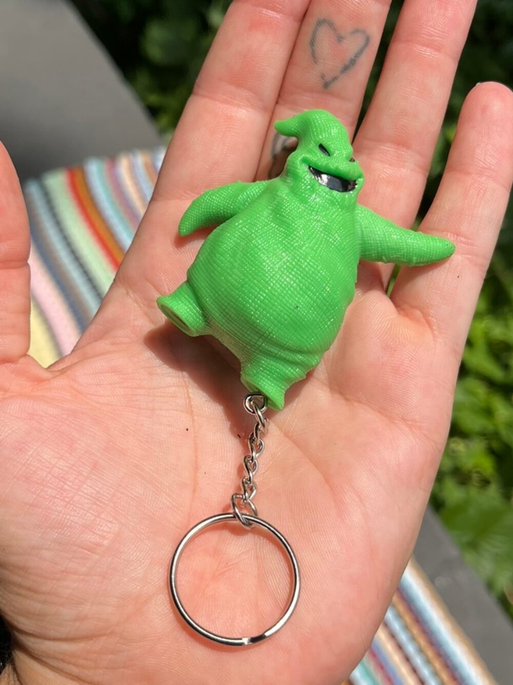 Disney's Nightmare Before Christmas Oogie Boogie Charm Keychain